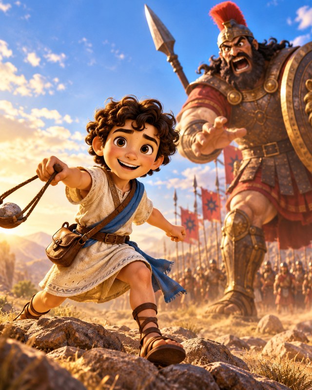 David and Goliath